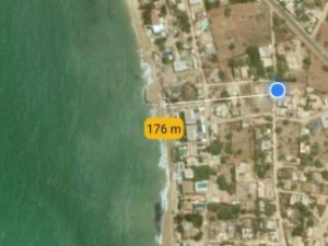 Vente Terrain 1100m2 ngaparou 150m mer Saly Portudal Sénégal