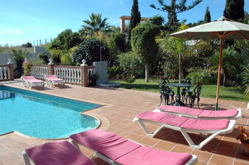 Location Villa vue mer jardin Luxuriant Mijas Espagne
