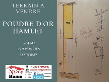 Vente Terrain Poudre D&#039;Or Hamlet Ile Maurice