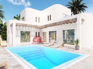 Annonce Vente Villa piscine Zone Urbaine Titre bleu livrée finie Djerba