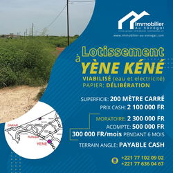 Terrain 200 mètres carrés à Yenn