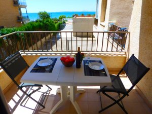 A151 Studio de vacances avec vue sur la mer à Salatar, Roses, Costa Brava