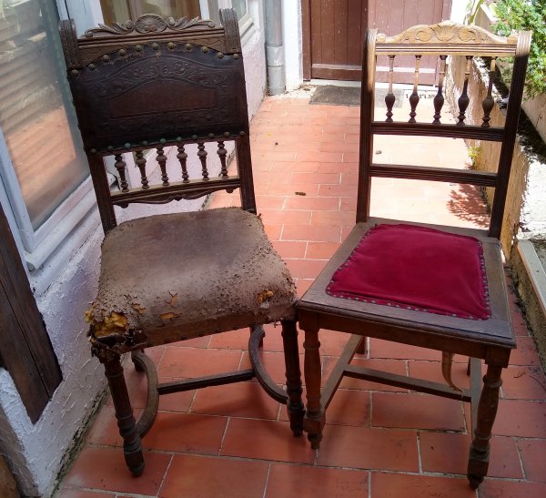 anciennes chaises rénover Meximieux Ain