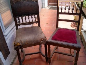 Annonce anciennes chaises rénover Meximieux Ain