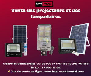 Annonce LAMPADAIRE / PROJECTEUR SOLAIRE Dakar Sénégal