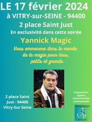 Affiche pour le spectacle du 24 Février 2024.