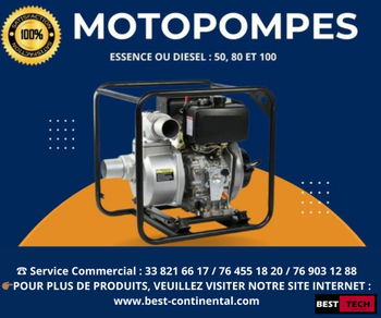 Annonce DES MOTOPOMPES Dakar Sénégal