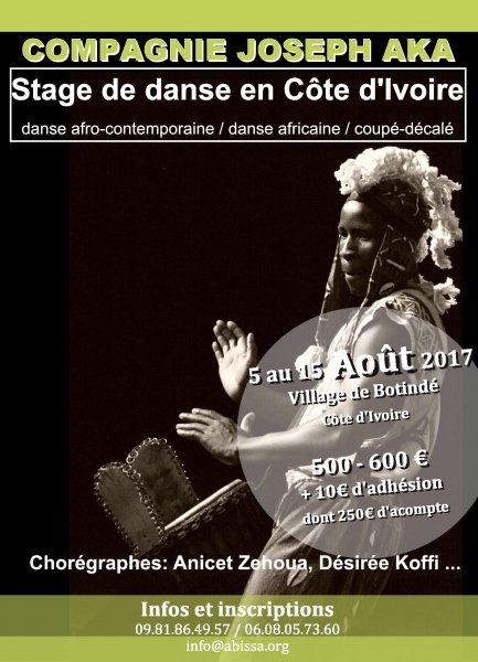 Stage danse afro-contemporaine africaine coupé-décalé Chambéry