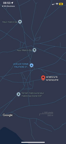 Terrains 225 mètres carrés à vendre à Malicounda, Sénégal