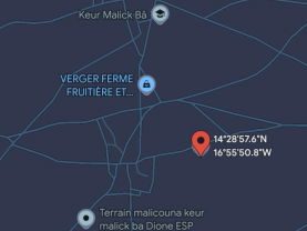 Terrains 225 mètres carrés à vendre à Malicounda, Sénégal