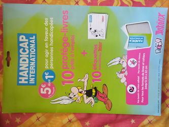 Protège-livres Handicap International Condat-sur-Vienne Haute Vienne