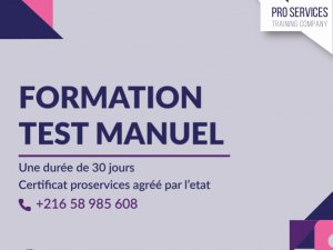 Formation Test Manuel L&#039;Ariana Tunisie