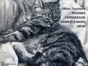 Exposition de Pastels : Chats et Oiseaux à l’Office de Tourisme de Rognes