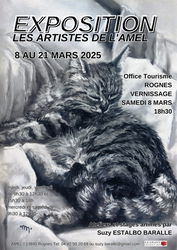 Exposition de Pastels : Chats et Oiseaux à l’Office de Tourisme de Rognes