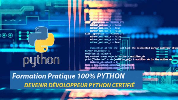 Formation Python Certifiante Tunis Tunisie