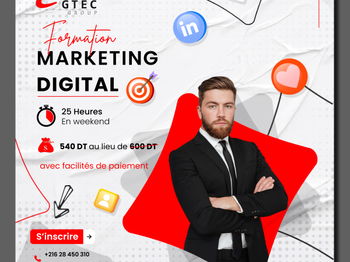 Boostez Votre Carrière Formation Marketing Digital L&#039;Ariana Tunisie