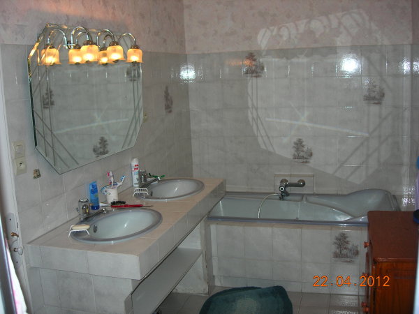 SDB avec douche en plus