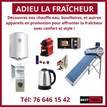 Annonce ADIEU FRAICHEUR PROMO NOS ARTICLES CHAUFFAGE Dakar Sénégal