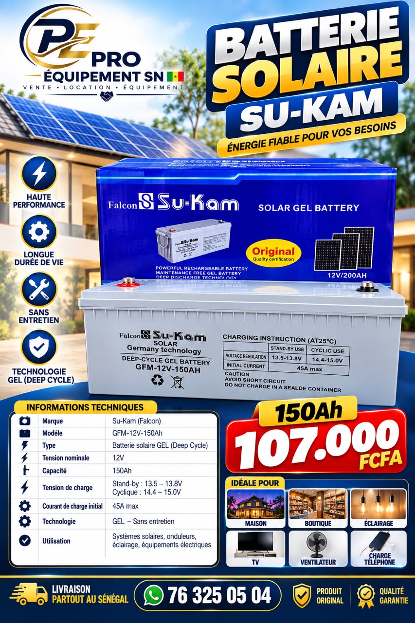 BATTERIE SOLAIRE
