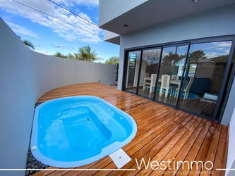 BAIE Location Villa contemporaine terrasse jacuzzi Ile Maurice