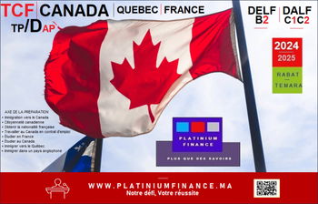 Annonce COURS PRÉPARATION TEF CANADA -TCF CANADA -TCF QUEBEC -TEFAQ -TCF France -TP/DAP DELF -DALF Rabat