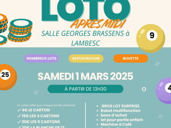 Annonce 1er loto des diabotins Lambesc Bouches du Rhône