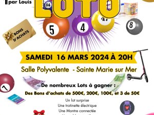 loto 16 mars 2024 Pornic Loire Atlantique