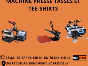Annonce machines presse tasses tee-shirts Dakar Sénégal