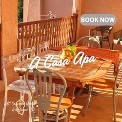 Espace repas terrasse - A Casa Apa