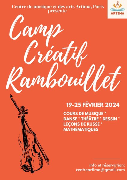 Camp créatif Rambouillet Yvelines