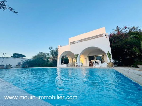 villa avec piscine à louer à hammamet
