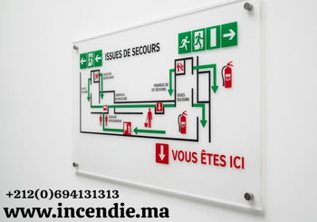 Plan et exercice d'évacuation incendie