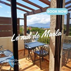 Terrasse vue mer - Le nid de Marla