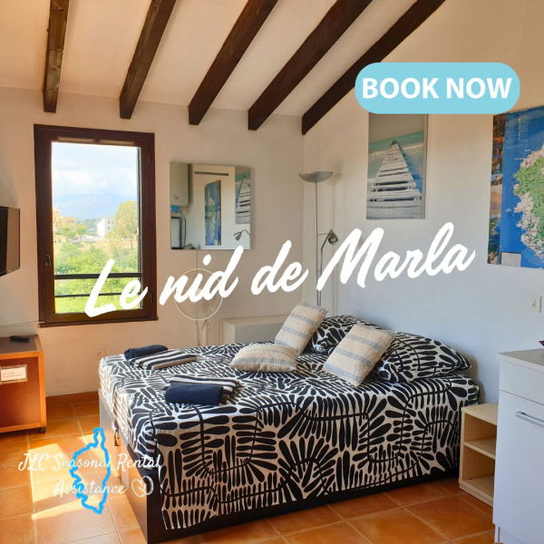 Lit double dans la pièce principale