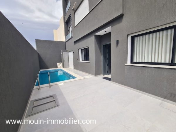 location annuelle appartement avec piscine à hammamet
