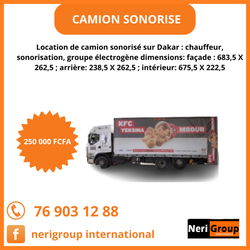 camion sonore