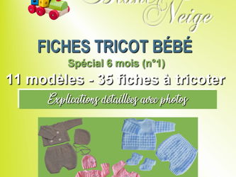 patron tuto tricot bb modèle layette bébé à tricoter