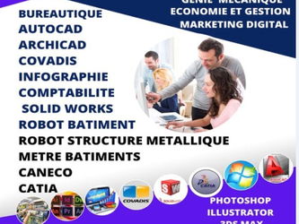 Formation Logiciels Génie Civil Génie Mécanique Kenitra Rabat Maroc