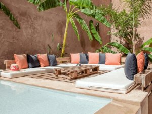 Annonce riad 6 suits piscine spa restaurant pour location gerance libre Marrakech