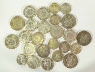 Monnaies françaises argent