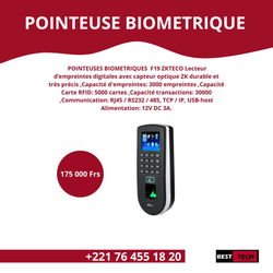 POINTEUSES BIOMETRIQUES