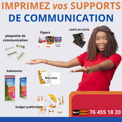 SUPPORT COMMUNICATION DISPONIBLE Dakar Sénégal