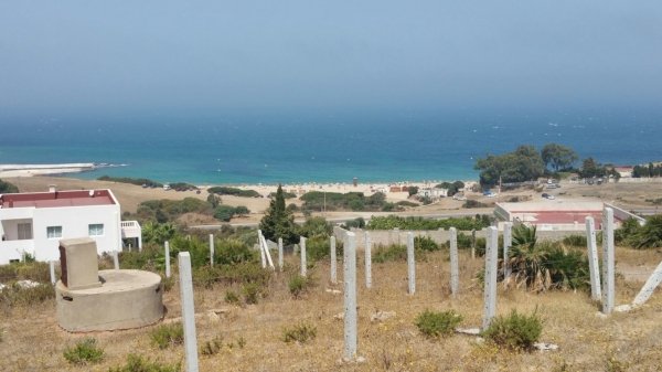 Vente Terrain pour villa vue mer Tanger Maroc