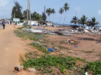 bassam vente 1 terrain ha bordure Mer Dakar Sénégal