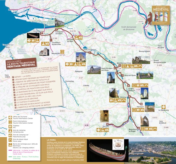 Route et itinéraire Héritage Médiéval