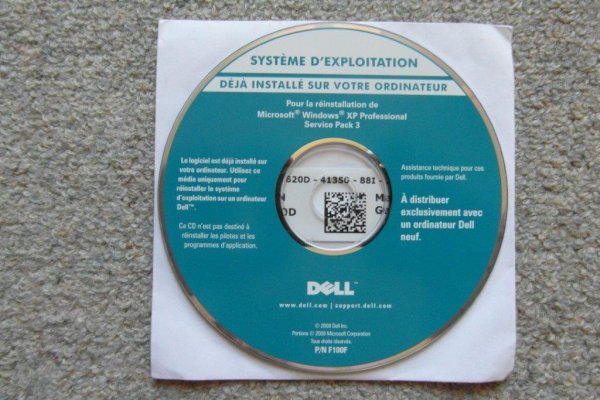 CD Windows XP Pro SP3 Puteaux Hauts de Seine