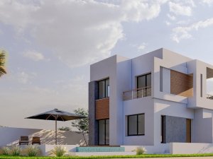 Vente villa cours construction djerba Tunisie