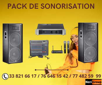 Annonce PACK COMPLET SONORISATION PROFESSIONNELLE DAKAR 02 Sénégal