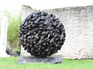 Sculpture Bois Jardin Terrasse Bord Piscine