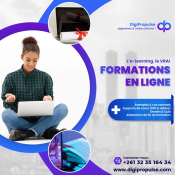 Annonce Découvrez DigiPropulse votre plateforme d'e-learning Madagascar Antananarivo